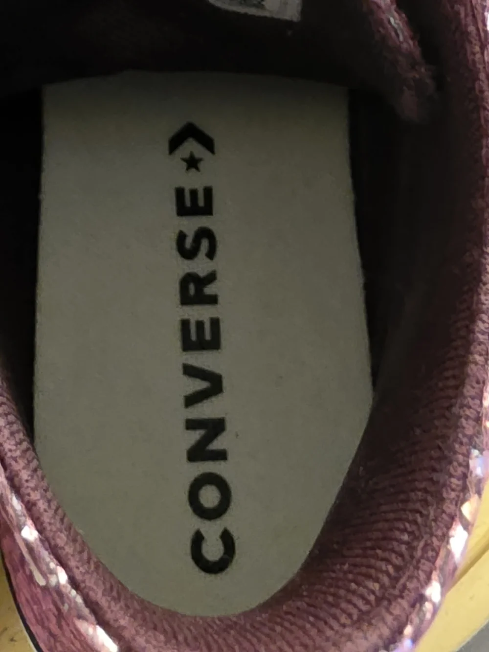 Converse Chuck Taylor High-Top Sneakers — Pink Glitter - Picture 10 of 12